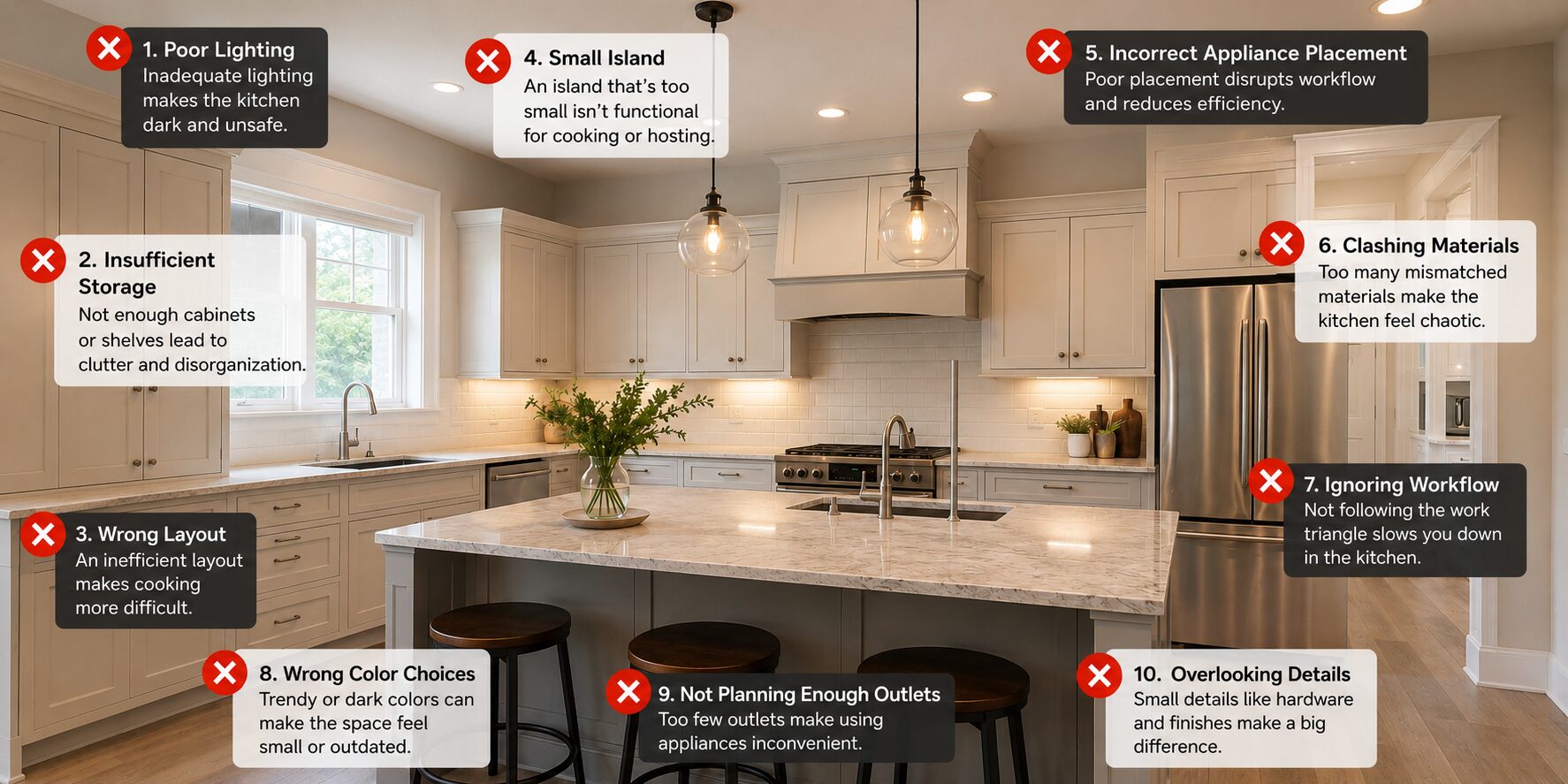 10 Kitchen Design Mistakes Homeowners Make Before Remodeling
