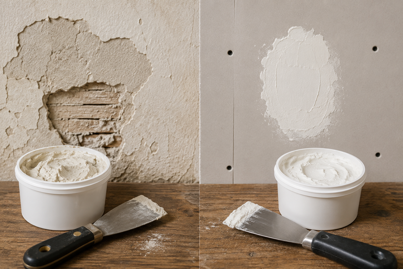 Plaster Repair Compound vs Drywall Filler: Key Differences